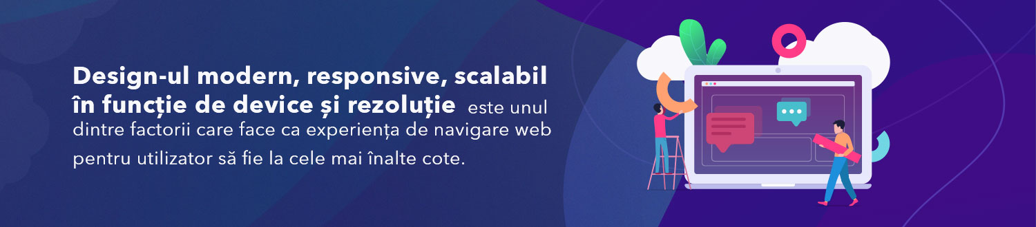 design modern, responsive, scalabil, rezoluție, web, cloudebs